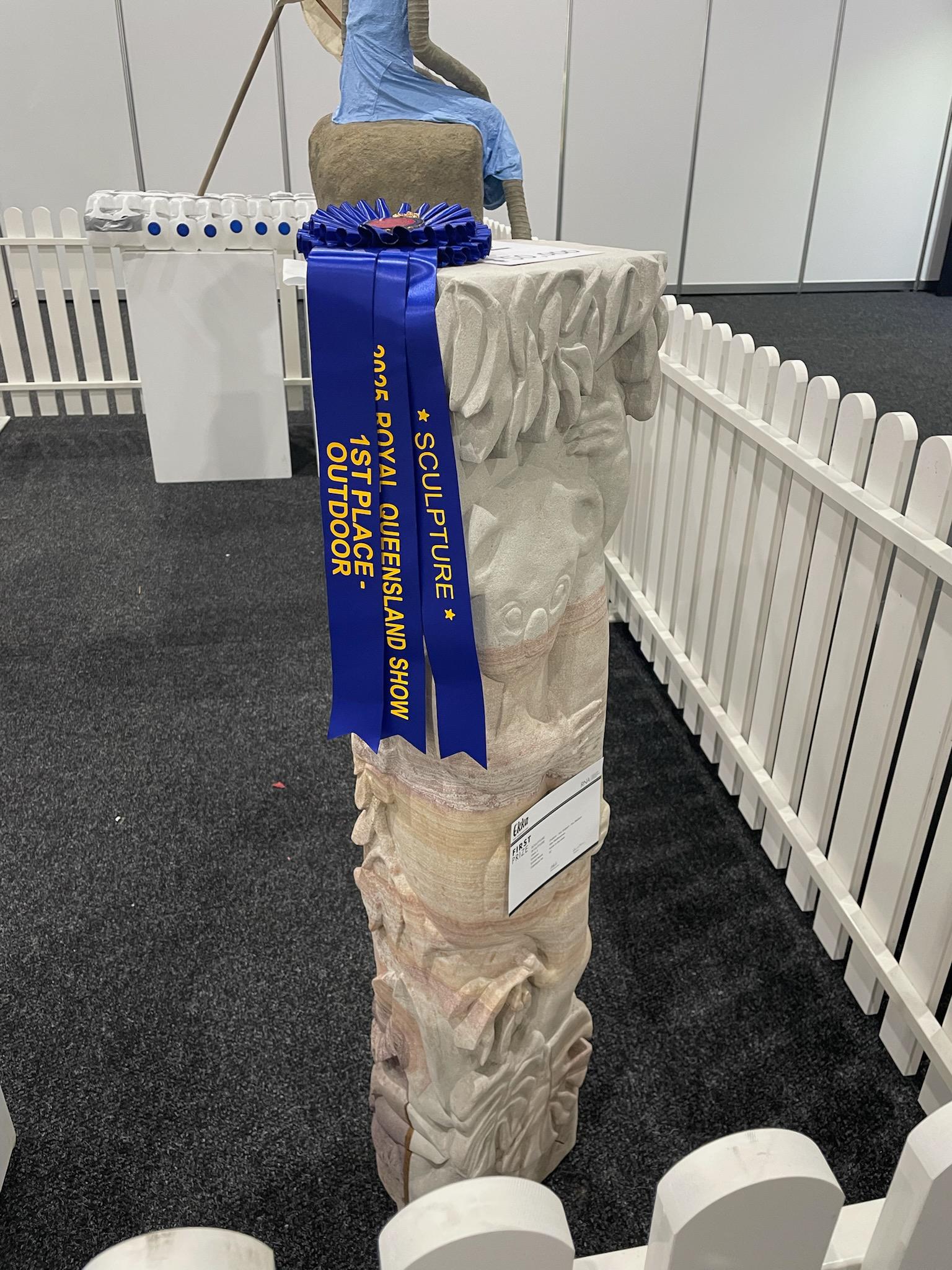 Award-winning sculpture detail